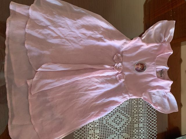 Vestido Frozen Niña Rosa