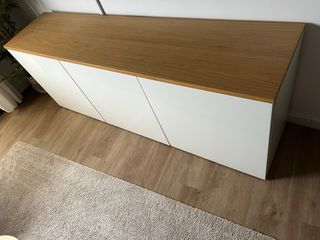 Mueble TV Salón IKEA BESTÅ Blanco