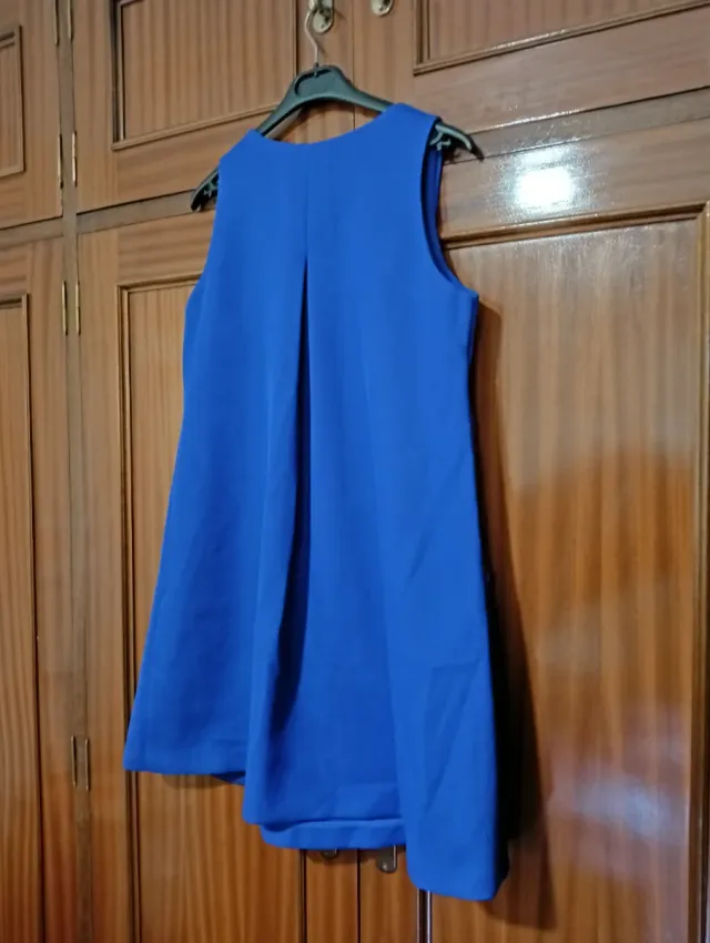 Vestido pichi Adolfo Domínguez azul