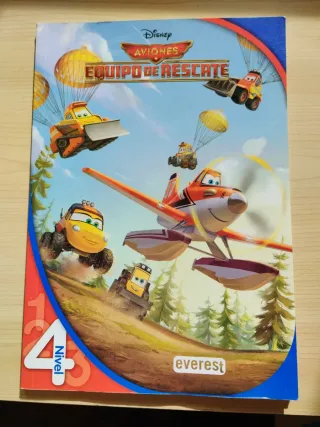 Aviones. Equipo de rescate. Lectura Nivel 4