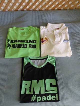 Lote 3 Camisetas Padel