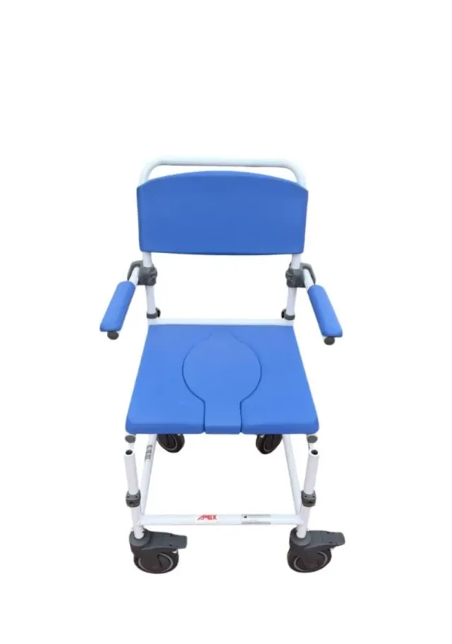 Silla de ducha con ruedas