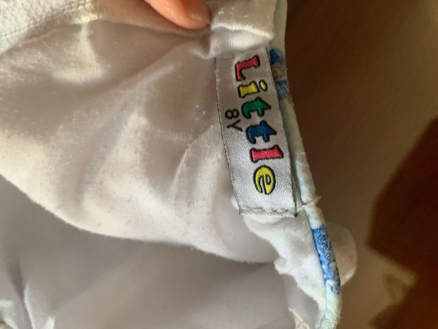 Vestido niña floral azul