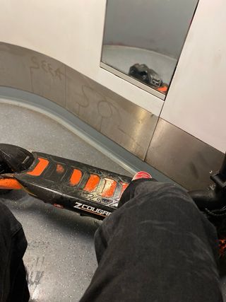 Patinete eléctrico Zcougar naranja