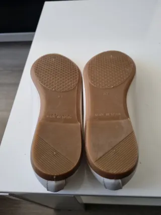 Manoletinas blancas con lazo