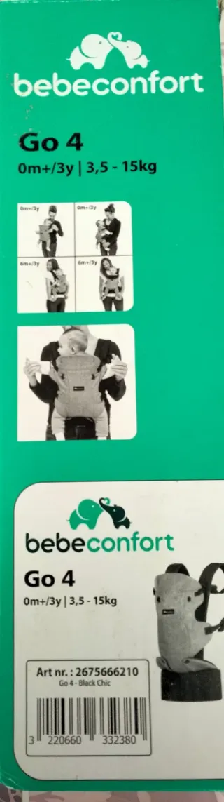 Mochila Bebeconfort Go 4 Black Chic