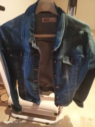 Cazadora tejana MAD azul