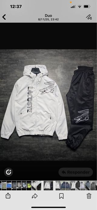 Conjunto deportivo Lacoste hombre