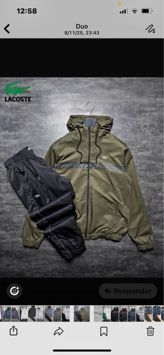Conjunto deportivo Lacoste hombre