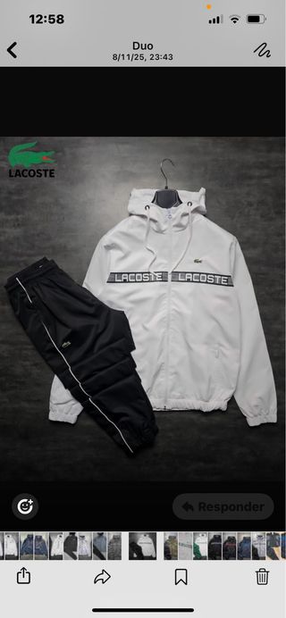 Conjunto deportivo Lacoste hombre