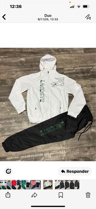 Conjunto deportivo Lacoste hombre