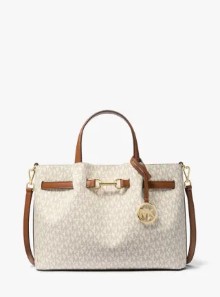 Bolso Michael Kors Beige y Marrón. Nuevo