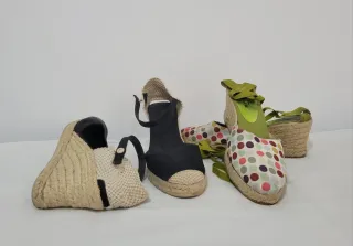 Lote de 2 pares de Alpargatas