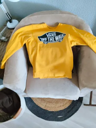 Sudadera Vans Off The Wall Amarilla Niño