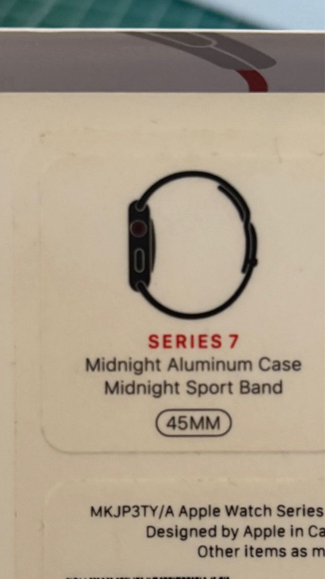 Apple Watch Series 7 45mm Negro
