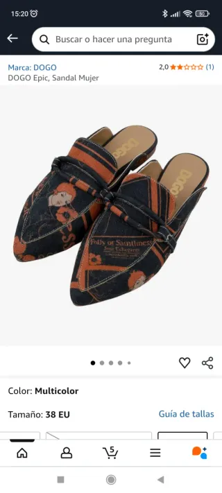 Mocasines planos estampados mujer