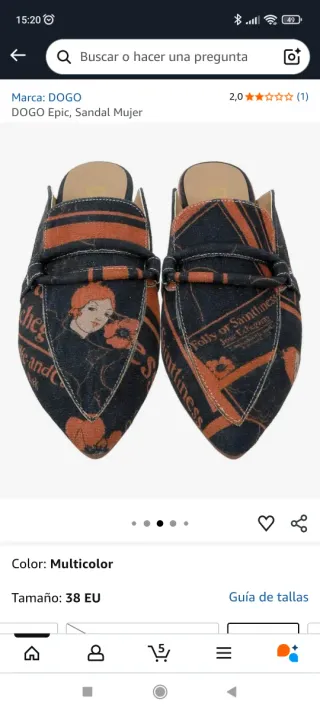 Mocasines planos estampados mujer