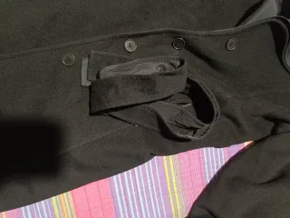 Abrigo gabardina reversible