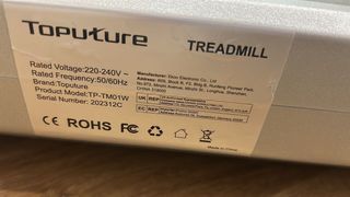 Cinta de andar y correr TOPFUTURE