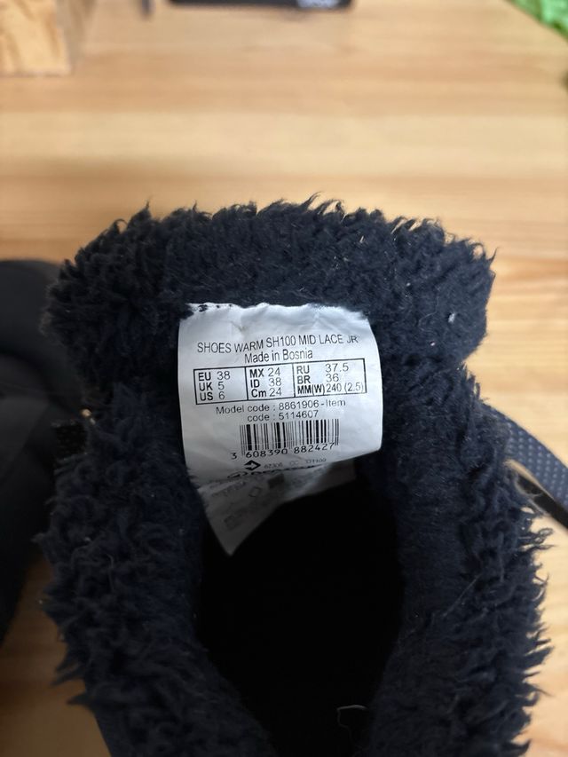 Botas nieve niñ@s azul marino