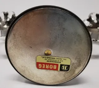 Piccolo candelabro argento e cristallo