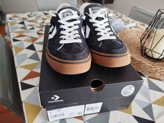 Zapatillas Converse Hombre Talla 41 negras marrón