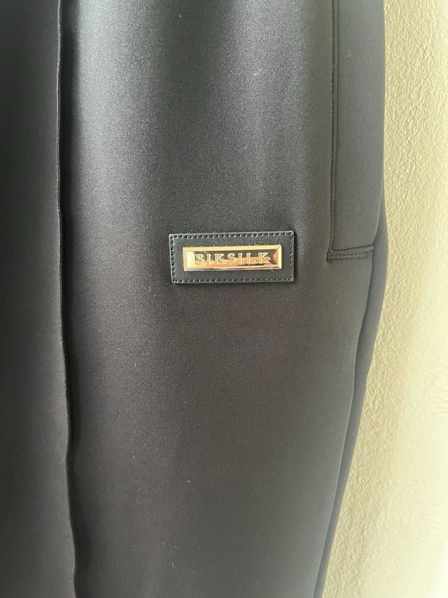 Pantalón jogger SikSilk negro