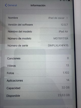 Apple iPad Air Plata