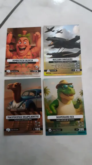 4 Carte Brainrot Universo