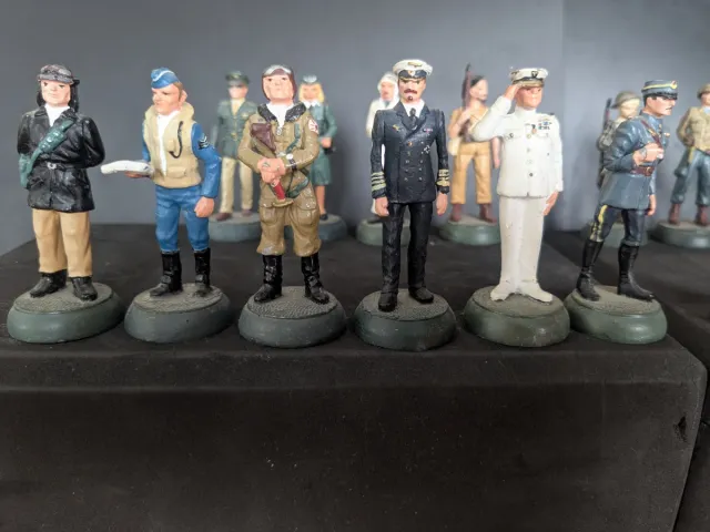 Lote 20 soldados plomo segunda guerra mundial