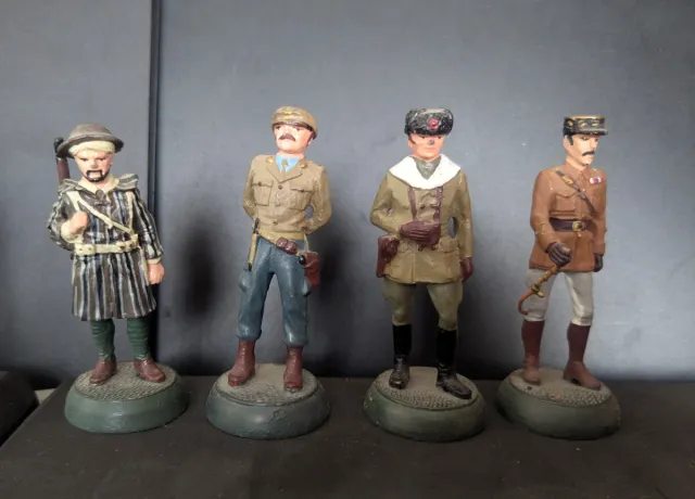 Lote 20 soldados plomo segunda guerra mundial