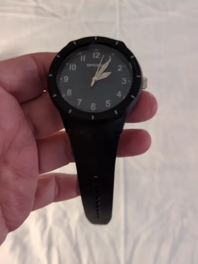 Reloj analógico Negro