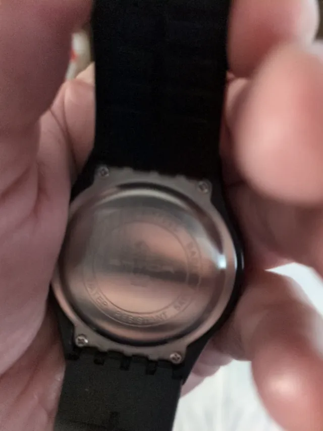 Reloj analógico Negro