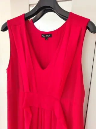 Vestido premamá y lactancia Attesa Rojo Talla S