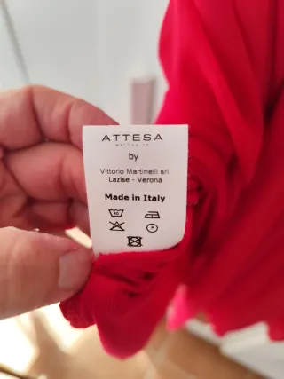 Vestido premamá y lactancia Attesa Rojo Talla S