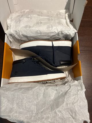 Botín Timberland Maple Grove T42 Azul nuevas.