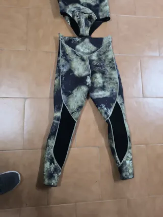 Traje de pesca submarina camuflaje 3mm talla XL