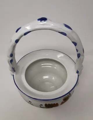 Zuppiera ceramica Deruta decorata