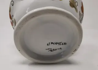 Zuppiera ceramica Deruta decorata