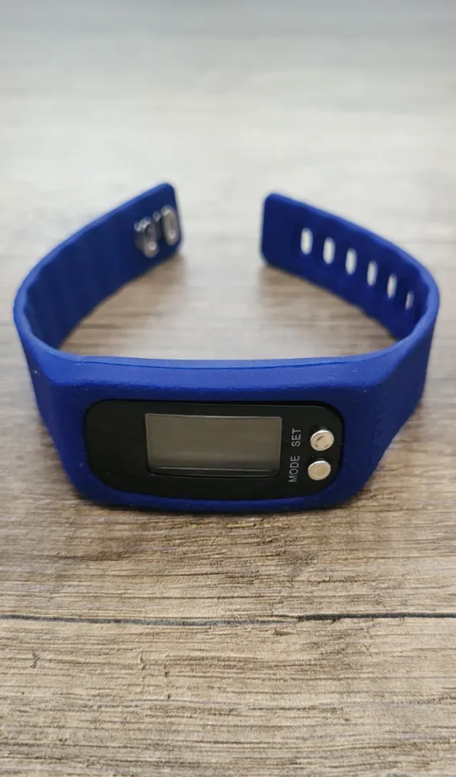Reloj podómetro azul