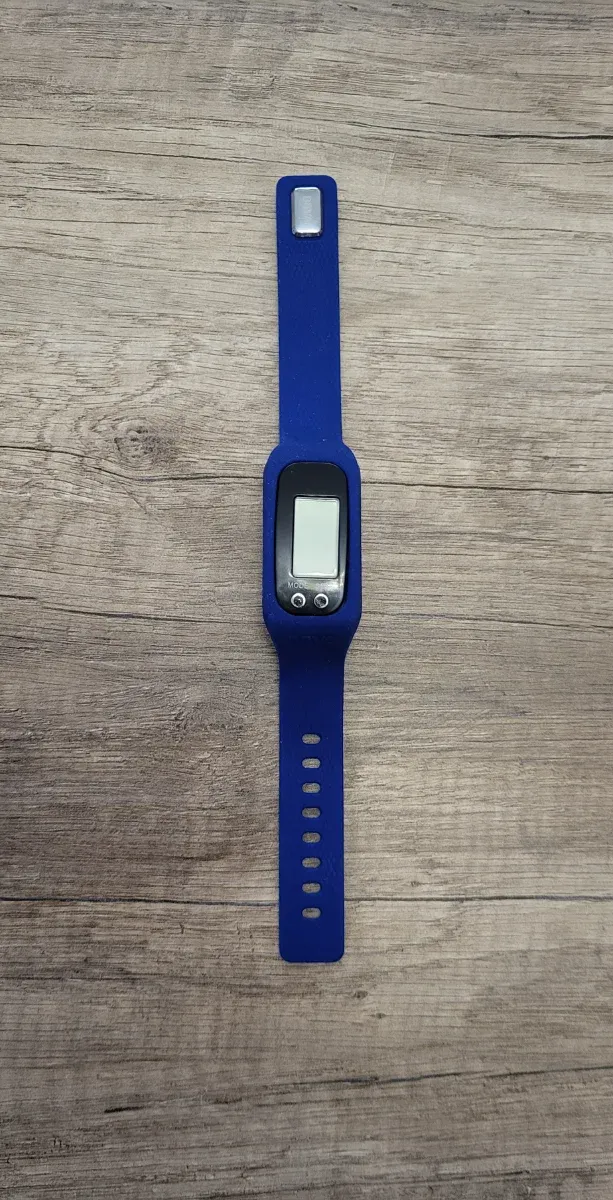 Reloj podómetro azul