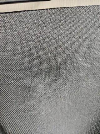 Falda Piel de Toro Negra 38 cm en la cintura