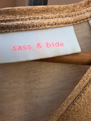 Mono dorado/rosado Sass & Bide