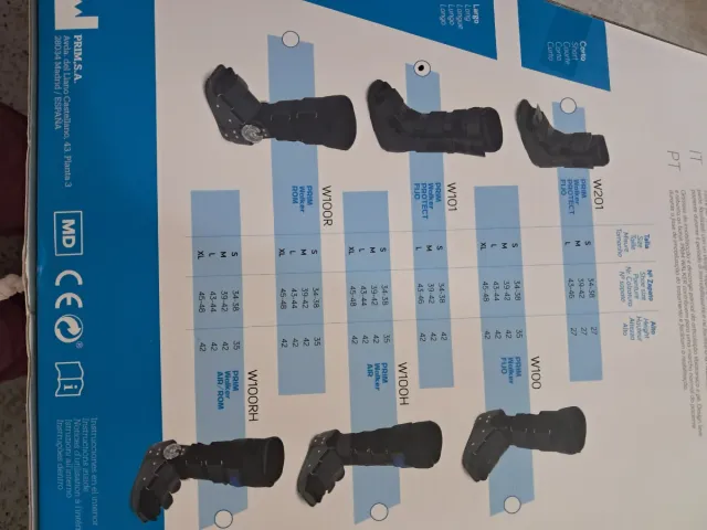 Bota ortopédica talla M