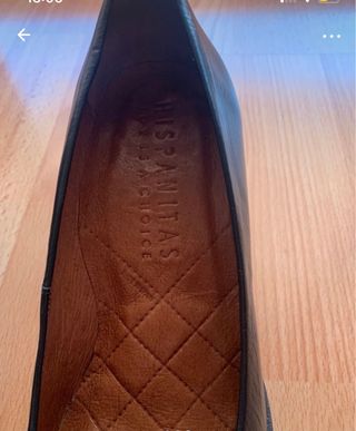 Zapatos tacón Hispanitas Talla 39 Negros