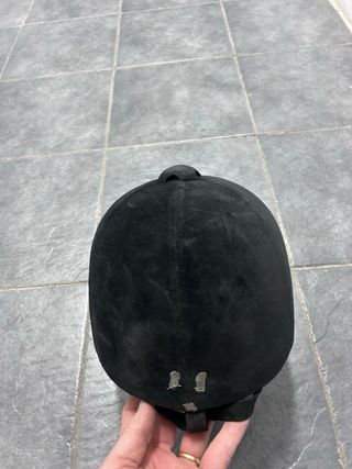 Casco de equitación negro talla 61