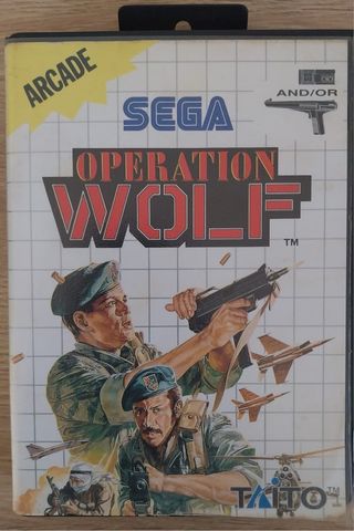 Operation Wolf Sega Master System Arcade