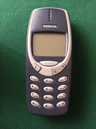 Telefonino Vintage Nokia 3310 Grigio/Blu Navy
