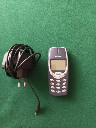 Telefonino Vintage Nokia 3310 Grigio/Blu Navy