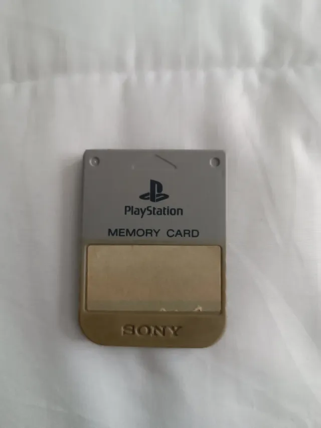 Tarjeta de Memoria PlayStation Verde